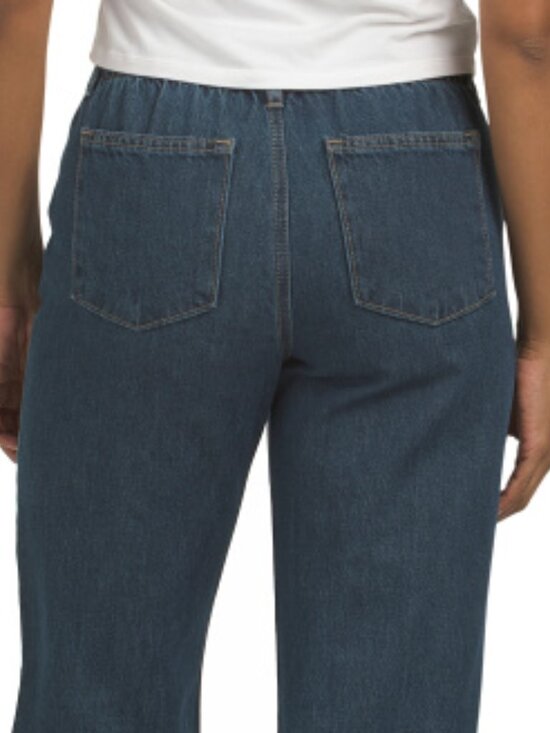 NEW REWASH Low Rise Wide Leg Jeans in indigo for women 1125 2t1 - Picture 4 of 5